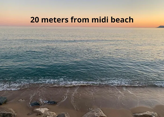 2 Pieces Terrasse Vue Mer- 20 M De La A1b120 * 戛纳